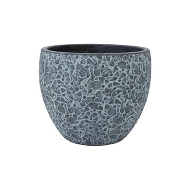 Planteholder FLORA D30xH24,5cm, sort/grå