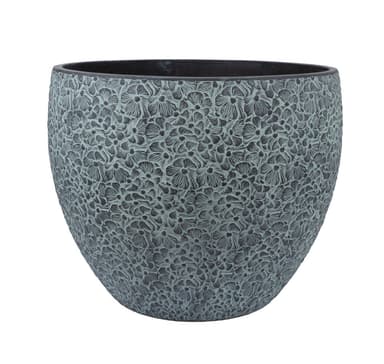 Planteholder FLORA D55xH43,5cm, sort/grå