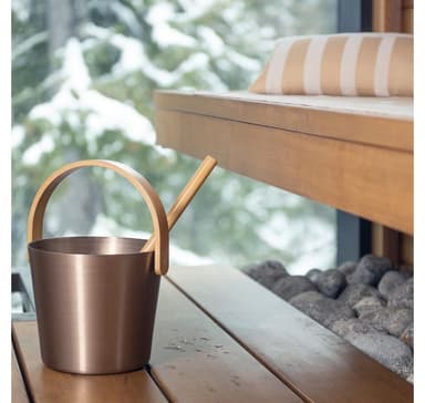 Badstubøtte RENTO CHAMPAGNE 5L, H35cm