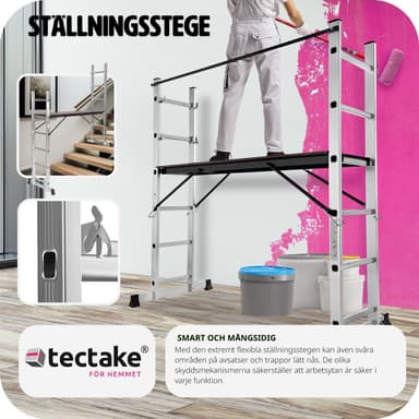 Stillas universalstige aluminium - sølv
