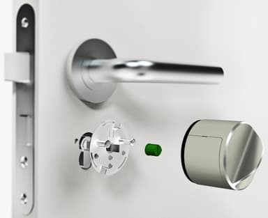 Danalock V3 2024 smartlås (sort brun/Zigbee/Scandi)