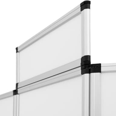 Utstillingsskjerm messevegg 200x180cm - hvit