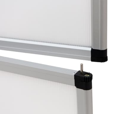 Utstillingsskjerm messevegg 200x180cm - hvit
