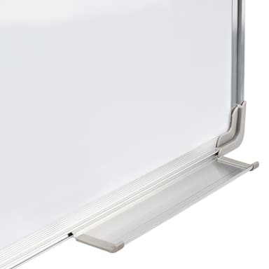 Whiteboard magnettavle + 12 magneter - 60 x 45 x 2 cm