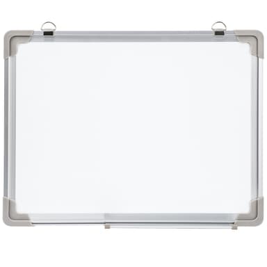 Whiteboard magnettavle + 12 magneter - 60 x 45 x 2 cm