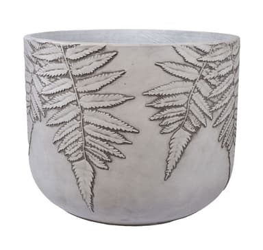 Planteholder FERN D55xH43,5cm, hvit/grå