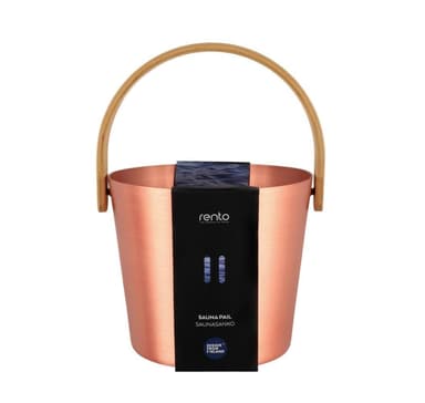 Badstuebøtte RENTO KOBBER 5L, H35cm