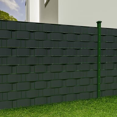 Pvc strimler balkongbeskyttelse - 35 m,antrasitt