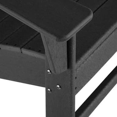 Hagestol Adirondack-Design - svart