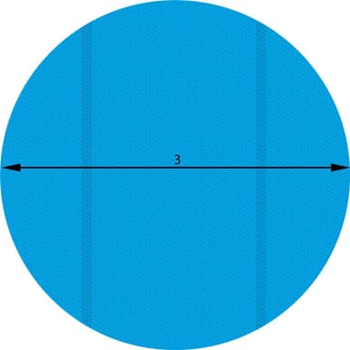 Bassengtrekk rundt - Ø 300 cm