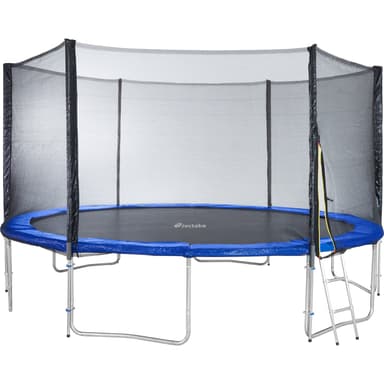 Trampoline med beskyttelsesnett - 425 cm