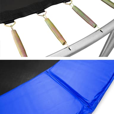 Trampoline med beskyttelsesnett - 425 cm