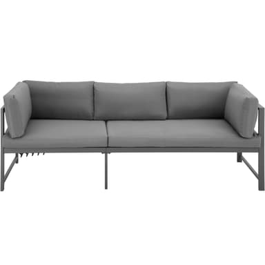 Utesofa med bord Faro - lameller