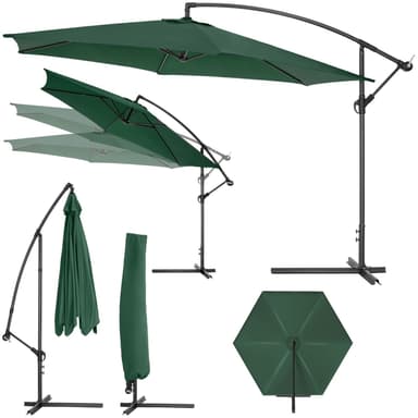 Parasoll 350cm - grønn