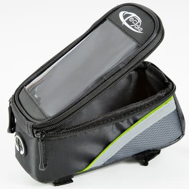 Mobilholder sykkel - 18 x 8,5 x 8,5 cm,svart/grå/grønn