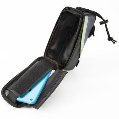 Mobilholder sykkel - 18 x 8,5 x 8,5 cm,svart/grå/grønn