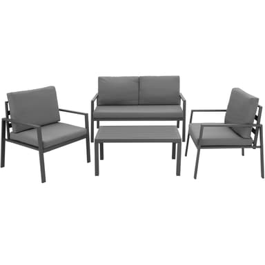 Utesofa med bord Göteborg - grå
