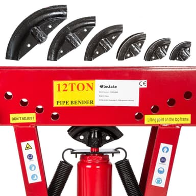 Rørbøyer hydraulisk 43 kg - rød