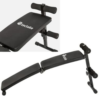 Sit-up treningsbenk modell 2 - svart