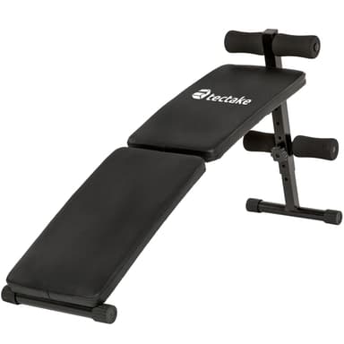 Sit-up treningsbenk modell 2 - svart