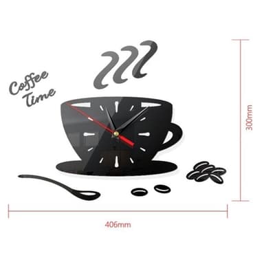 Veggklokke Kaffe