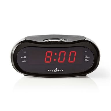 Nedis Digital klokkeradio med FM 0.6 LED