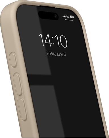 iDeal of Sweden Silicone iPhone 16 Pro deksel (beige)