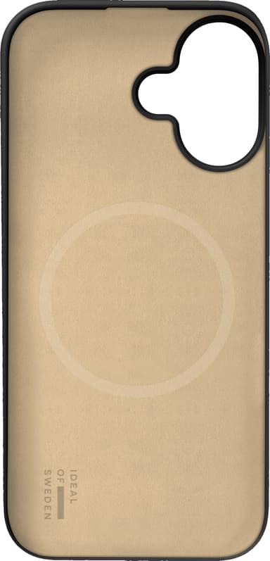 iDeal of Sweden Silicone iPhone 16 deksel (sort)