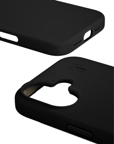 iDeal of Sweden Silicone iPhone 16 deksel (sort)