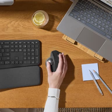 Logitech MX Ergo S Advanced trådløs trackball-mus (sort)