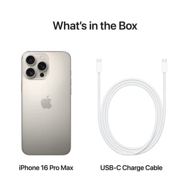 iPhone 16 Pro Max 5G smarttelefon 512GB (naturlig titan)