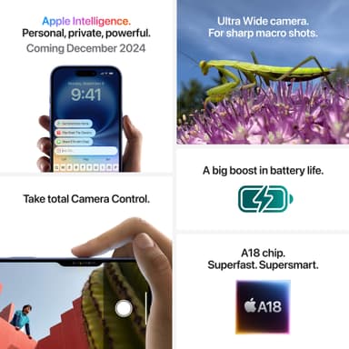 iPhone 16 – 5G smarttelefon 512GB (sort)