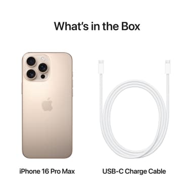 iPhone 16 Pro Max 5G smarttelefon 1TB (desert titan)