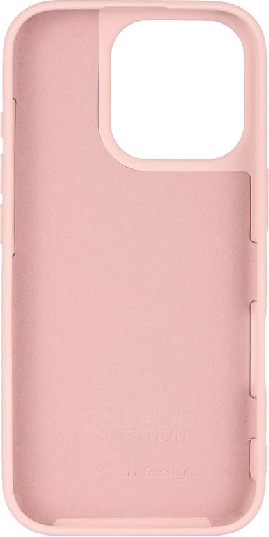 Onsala iPhone 16 Pro silikondeksel (krittrosa)