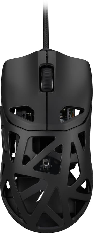 NEXT SR9 Ultralight RGB gamingmus (sort)