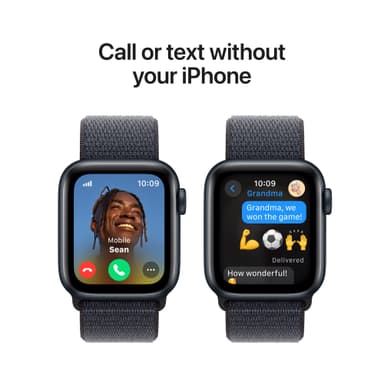 Apple Watch SE 2nd Gen 40mm LTE (Midnatt Alu/Blekk sport loop)