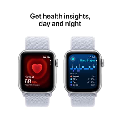 Apple Watch SE 2nd Gen 40mm LTE (Sølv Alu/Blå Sky sport loop)
