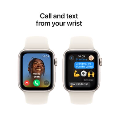 Apple Watch SE 2nd Gen 40mm GPS (Stjerneskinn Alu/Stjerneskinn sport band S/M)