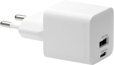 Dbramante1928 30W USB-C 18W USB-A vegglader (hvit)
