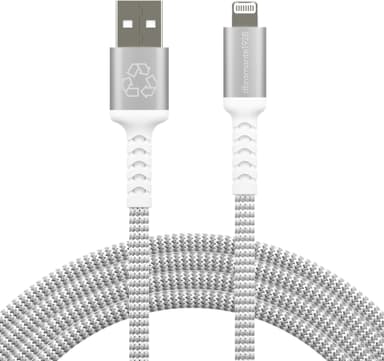 Dbramante1928 flettet USB-A til Lightning-kabel 2,5 m