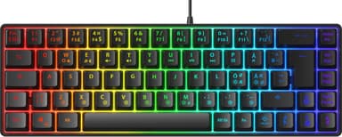 Next MX6 mini 65 RGB membran gamingtastatur (sort)