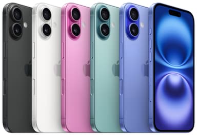 iPhone 16 – 5G smarttelefon 128GB (teal)