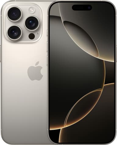 iPhone 16 Pro 5G smarttelefon 256GB (naturlig titan)