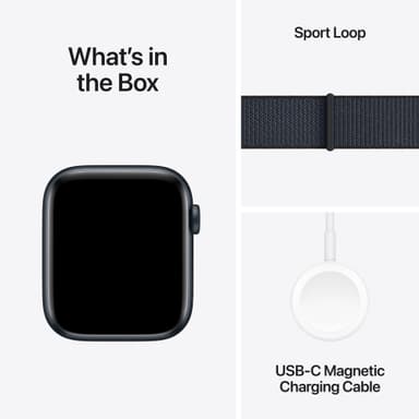 Apple Watch SE 2nd Gen 44mm LTE (Midnatt Alu/Blekk sport loop)
