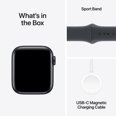 Apple Watch SE 2nd Gen 40mm LTE (Midnatt Alu/Midnatt sport band M/L)