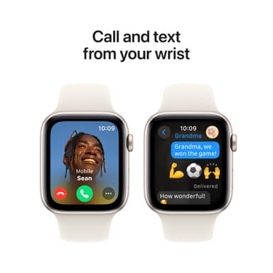 Apple Watch SE 2nd Gen 44mm GPS (Stjerneskinn Alu/Stjerneskinn sport band M/L)