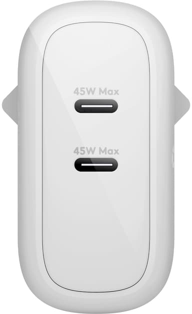 Dbramante1928 2x45W USB-C vegglader (hvit)