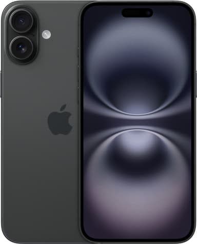 iPhone 16 Plus – 5G smarttelefon 128GB (sort)