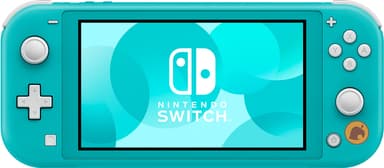 Nintendo Switch Lite gaming console (turkis, med Animal Crossing)