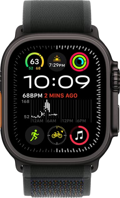 Apple Watch Ultra 2 49mm GPS+CEL (Sort Titan/Sort Trail Loop) M/L